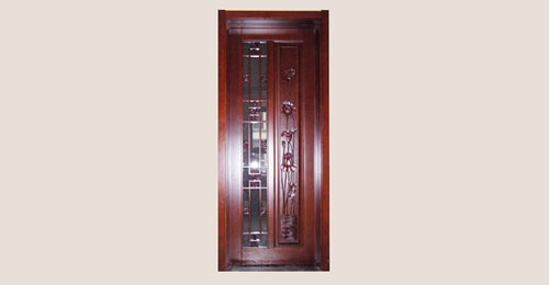 石柱卧室门选红木门中式风格还是白色好
